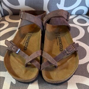 Birkenstock Chocolate Leather Sandals